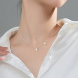 Double cross necklace nz