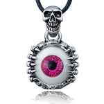 Dragon Claw Skull Necklace Pink nz