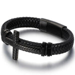 Elegant Christian bracelet Black / 21,5 cm nz