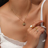 Elegant gold sun necklace nz