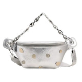 Elegant waist bag Silver nz