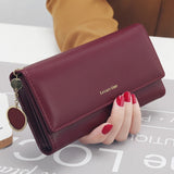 Elegant Women’s Wallet Dark red nz