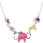 Elephant pendant nature inspired Multicoloured nz
