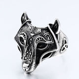 Fenrir Wolf Head Ring nz
