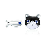 Fish and Cat earrings nz