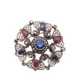 Floral Brooch Blue nz