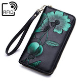 Floral wallet Green nz