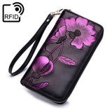 Floral wallet Purple nz