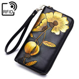 Floral wallet Yellow nz