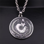 Fox and moon silver necklace money nz