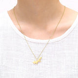 Fox gold plated necklace nz
