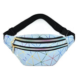Geometric bum bag Sky blue nz