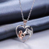 Girls horse necklace nz