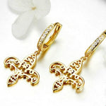 Gold Lily Earrings nz