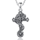 Gothic snake cross necklace nz