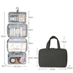 Hanging toiletry bag with Hook Black nz
