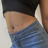 Heart chain belt Silver nz