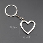 Heart shaped keyring nz