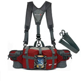 Hiking waist bag Dark red nz