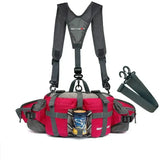 Hiking waist bag Red nz
