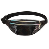 Holographic bum bag Black nz