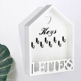 House shaped Wall key holder White nz