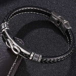 Infinity synthetic leather bracelet nz