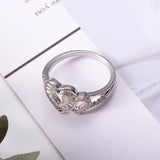 Intertwined heart ring nz