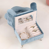 Jewellery armchair box Blue nz