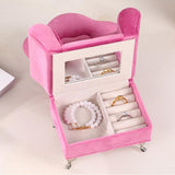 Jewellery armchair box Pink nz