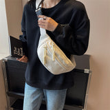 Large and modern fanny pack Beige nz