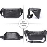 Large black men’s waist bag nz