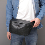 Large black men’s waist bag nz