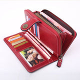 Large faux leather wallet nz