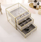 Large glass jewellery box nz