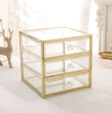 Large glass jewellery box nz