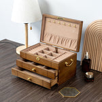 Large Wooden Jewellery Box Two pink compartments nz