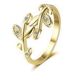 Laurel wreath ring Gold nz