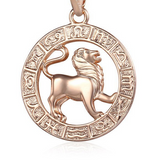 Leo necklace pink nz