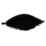 Leopard print makeup bag Pink nz
