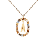 Letter A necklace nz