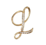 Letter brooch L nz