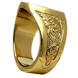 Lion seal signet ring nz