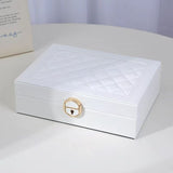 Lockable Jewellery Box White nz