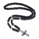 Long pearl rosary necklace nz