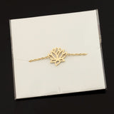 Lotus anklet Gold nz
