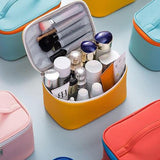 Makeup bag with multiple pockets nz