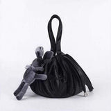 Makeup Bag with Zip Closure Black 1 nz