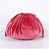 Makeup Bag with Zip Closure Red 2 nz