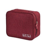 Makeup beauty case Bordeaux red nz